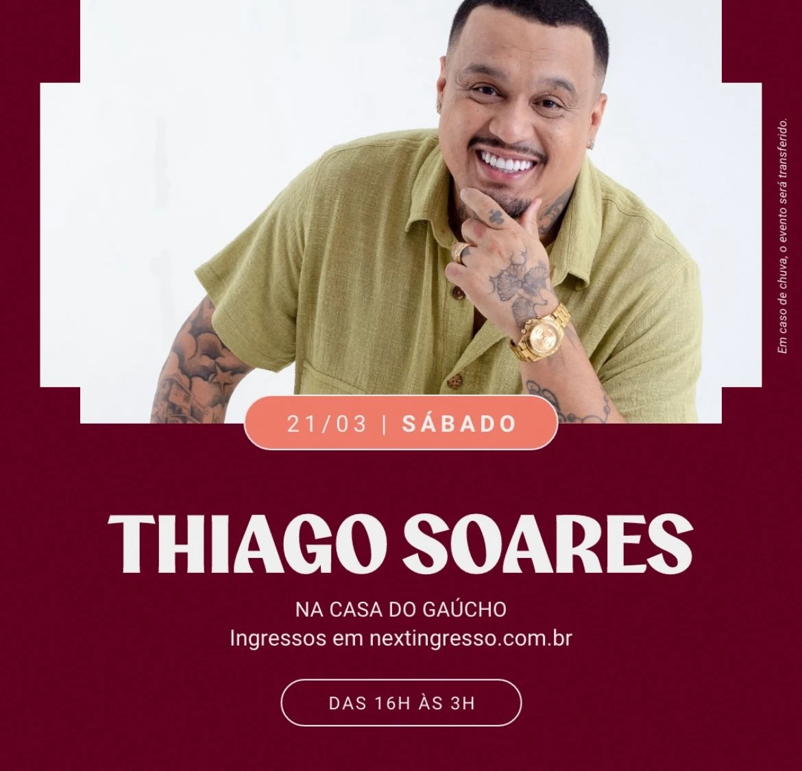 Thiago Soares - Parque Harmonia 2026