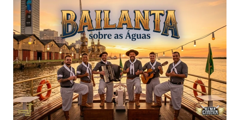 BAILANTA SOBRE AS ÁGUAS - A bordo do Barco Cisne Branco