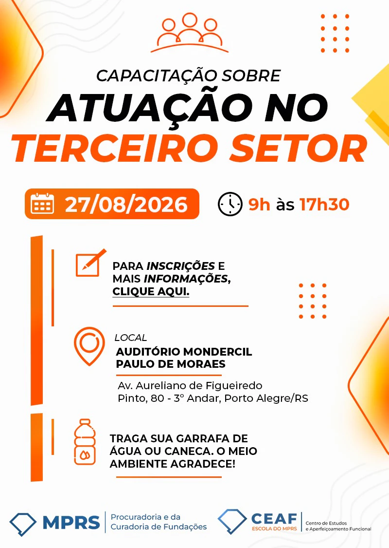 Capacitação sobre Atuação no Terceiro Setor