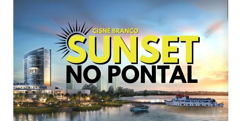 SUNSET NO PONTAL - A bordo do Barco Cisne Branco