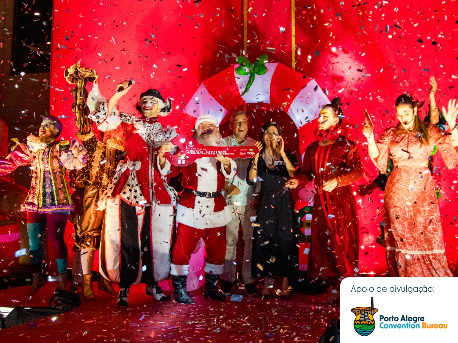 Papai Noel chega ao TOTAL